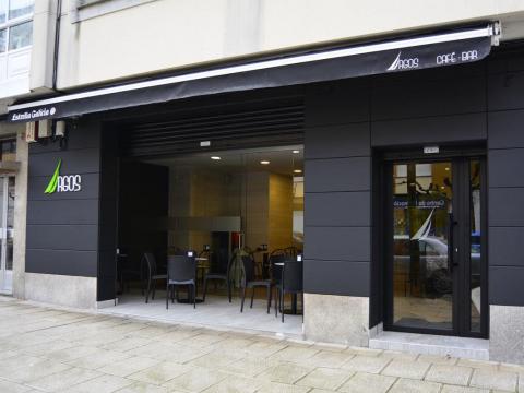 negro moderno diseño hostelería cafetería argos fene